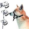 Dog Collar, Breathable Polyester Muzzle Strap, Adjustable Size, for Walks and Training (XL) view 3