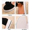 CrEev Women's Summer Sandals, Platform, Tassel, Leather, Closed-Toe, Buckle Ankle Strap, Heeled Vintage Beach Espadrilles (2 43 EU) (1 38 EU) view 3