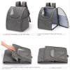 Cat Carrier Backpack, Lightweight Pet Travel Backpack, 34 × 28 × 42 cm, Color G view 4