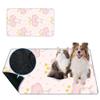 Mateju Washable Puppy Training Pad, Non-Slip, Absorbent, Reusable, Pink Clouds, 100 x 70 cm view 1