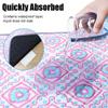 Mateju Washable Puppy Training Pad, Non-Slip, Absorbent, Reusable, Pink Clouds, 100 x 70 cm view 3