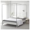 Bed Canopy Frame, Mosquito Net Holder, 4-Corner Stainless Steel Spiral Bed Posts, 22 mm view 1