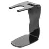 Healvian Black Plastic Safety Razor and Shaving Brush Stand view 1