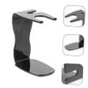Healvian Black Plastic Safety Razor and Shaving Brush Stand view 4