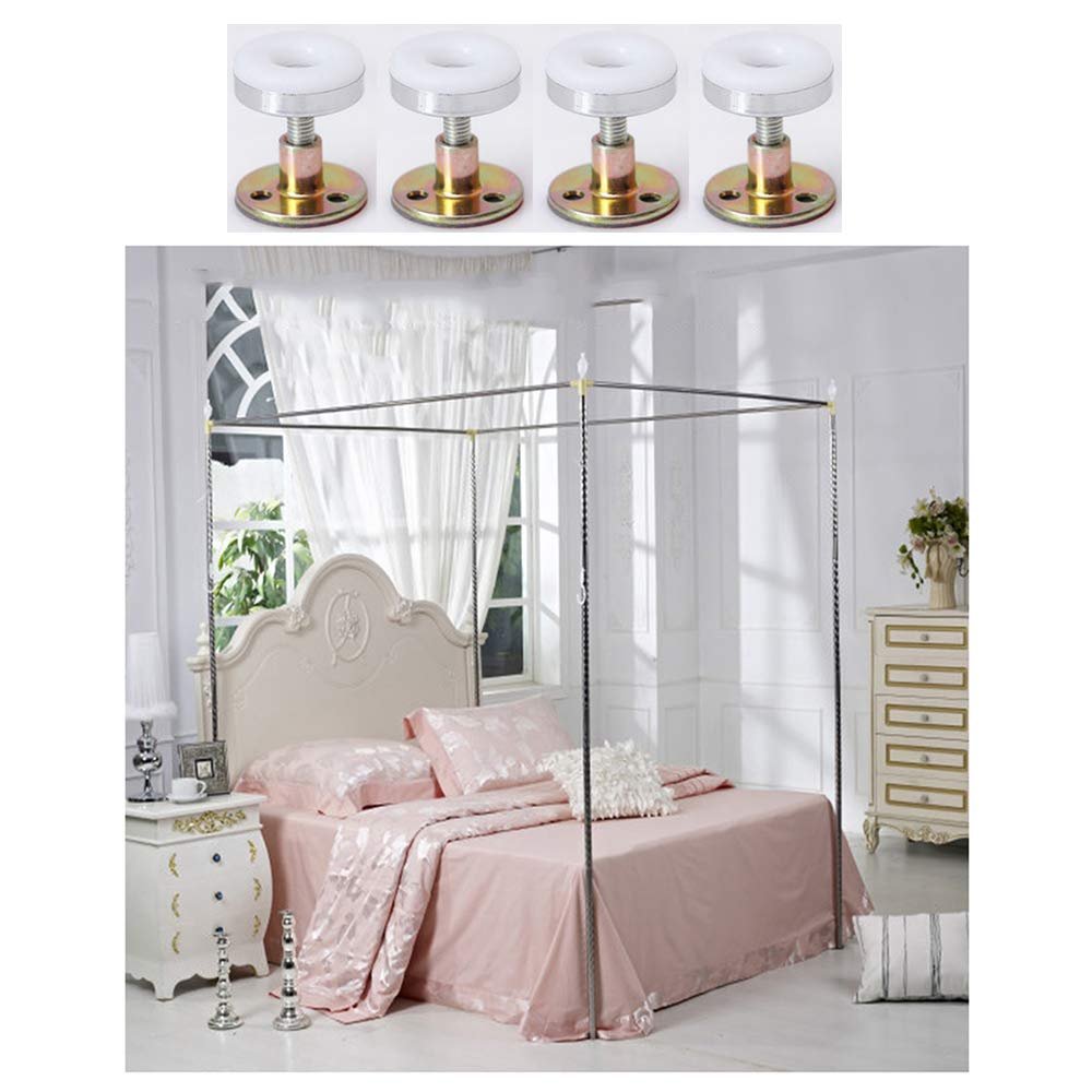 Stainless Steel Bed Mosquito Net Frame for Twin/Full/Queen/King Beds, 1.35 x 2 m