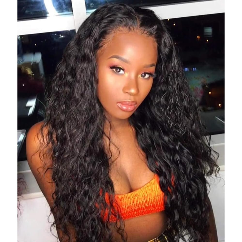 Lace Front Bob Wig, HD Transparent Lace, Baby Hair, Heat-Resistant Synthetic, Wavy, 24 in