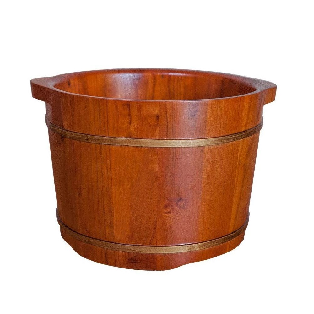 UYDJAKX Wooden Barrel Foot Spa for Adults