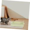 Toddmomy Open Cat Litter Box with Scoop, Portable view 4