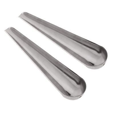 2-Pack Stainless Steel Bird Feeders with Funnel