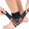Coogime 2-Pack Plantar Fasciitis Foot Wraps, Breathable Ankle Braces, Orange, XL (EU 46–48) view 1