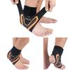 Coogime 2-Pack Plantar Fasciitis Foot Wraps, Breathable Ankle Braces, Orange, XL (EU 46–48) view 2