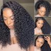Human Hair Bundles with Closure, Kinky Curly Brazilian Remy Extensions view 2