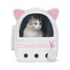 PETCUTE S Pet Backpack, Foldable Carrier with Removable Mat view 1