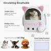 PETCUTE S Pet Backpack, Foldable Carrier with Removable Mat view 3