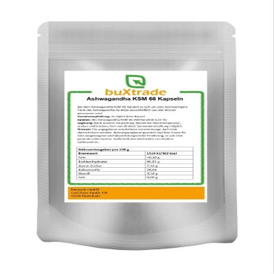 250 g Ashwagandha KSM-66 Capsules | Buxtrade