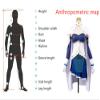 MANMICOS US-Size Anime Miki Sayaka Cosplay Costume, Women's Skirt Party Outfit (Large) view 2