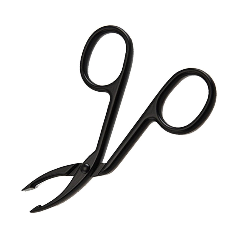 1/2 Curved Eyebrow Tweezers - Professional Eyebrow Scissors