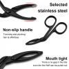 1/2 Curved Eyebrow Tweezers - Professional Eyebrow Scissors view 2