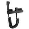 OUZBEM Black Bidet Handheld Shower Set with Hot/Cold Copper Faucet view 1