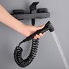 OUZBEM Black Bidet Handheld Shower Set with Hot/Cold Copper Faucet view 3