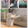 No-Drill Stainless Steel Cat Window Screen with Self-Adhesive Hook-and-Loop Tape, 150 x 150 cm view 3