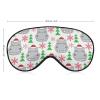Santa Hippos Funny Sleep Eye Mask with Adjustable Strap view 2