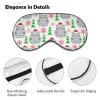 Santa Hippos Funny Sleep Eye Mask with Adjustable Strap view 3
