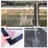 Cat-Proof Window Screen Without Drilling, Stainless Steel Insect Mesh with Hook-and-Loop Tape, Gray Mesh/Black view 4