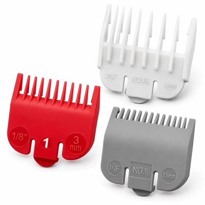 Premium Clipper Guards with Metal Clips, Compatible with Wahl Hair Clippers, 3-Piece Set