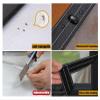 304 Stainless Steel Cat Window Screen with Hook-and-Loop Tape, No Drilling, Gray view 4