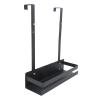 XHTLLO Black Iron Bathroom Hanging Organizer, Single-Layer Shower Basket view 1
