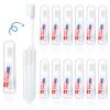 taonganui 12-Pack Foldable Travel Toothbrushes with Toothpaste view 1