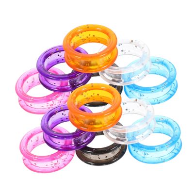 Healvian 12-Piece Silicone Scissor Finger Rings