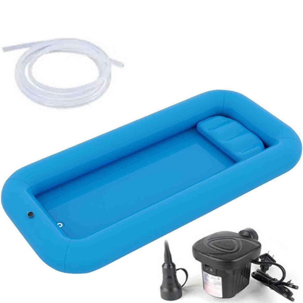 MAYFABD Inflatable Bed Bath Tub for Adults and Seniors with Water Bag