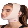 Lipoelastic FM 02 Face Compression Garment for Men and Women, Postoperative Facial Surgery, Natural, M view 1