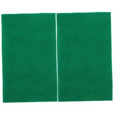 Reptile Mats for Household Use, 2 Pieces, Polyester, Green, Cuttable