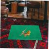 Reptile Mats for Household Use, 2 Pieces, Polyester, Green, Cuttable view 2