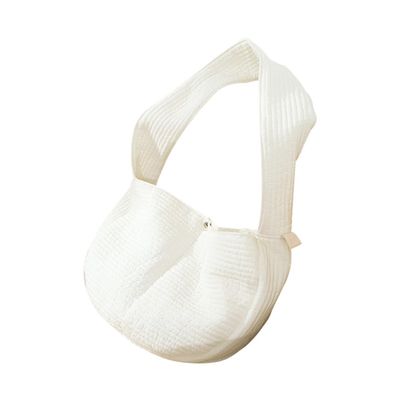 Breathable Canvas Pet Shoulder Bag for Cats and Dogs
