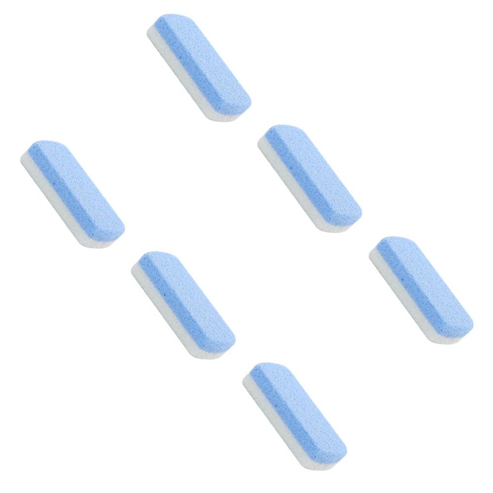 BEALIFE 6-Piece Set Non-Toxic, Odorless Foot Pumice Stones, Blue