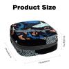 Period Pouch for School, Zippered Sanitary Pad Storage Bag, Menstrual Cup and Tampon Pouch, Shark Ocean Sea view 2