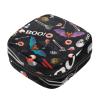 RODAILY CAY Women's Sanitary Pad Storage Bag, Cat Print, Pink view 1