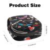 RODAILY CAY Women's Sanitary Pad Storage Bag, Cat Print, Pink view 2