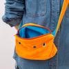 Meow&Woof Sugar Glider Bonding Pouch for Small Pets with Strap, Orange view 2