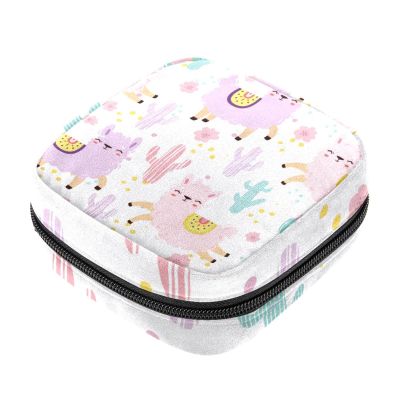 Alpaca Pattern Period Care Pouch for Girls