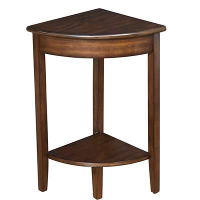 YangRy American Small Round Side Table, Mini Round Tea Table and Nightstand