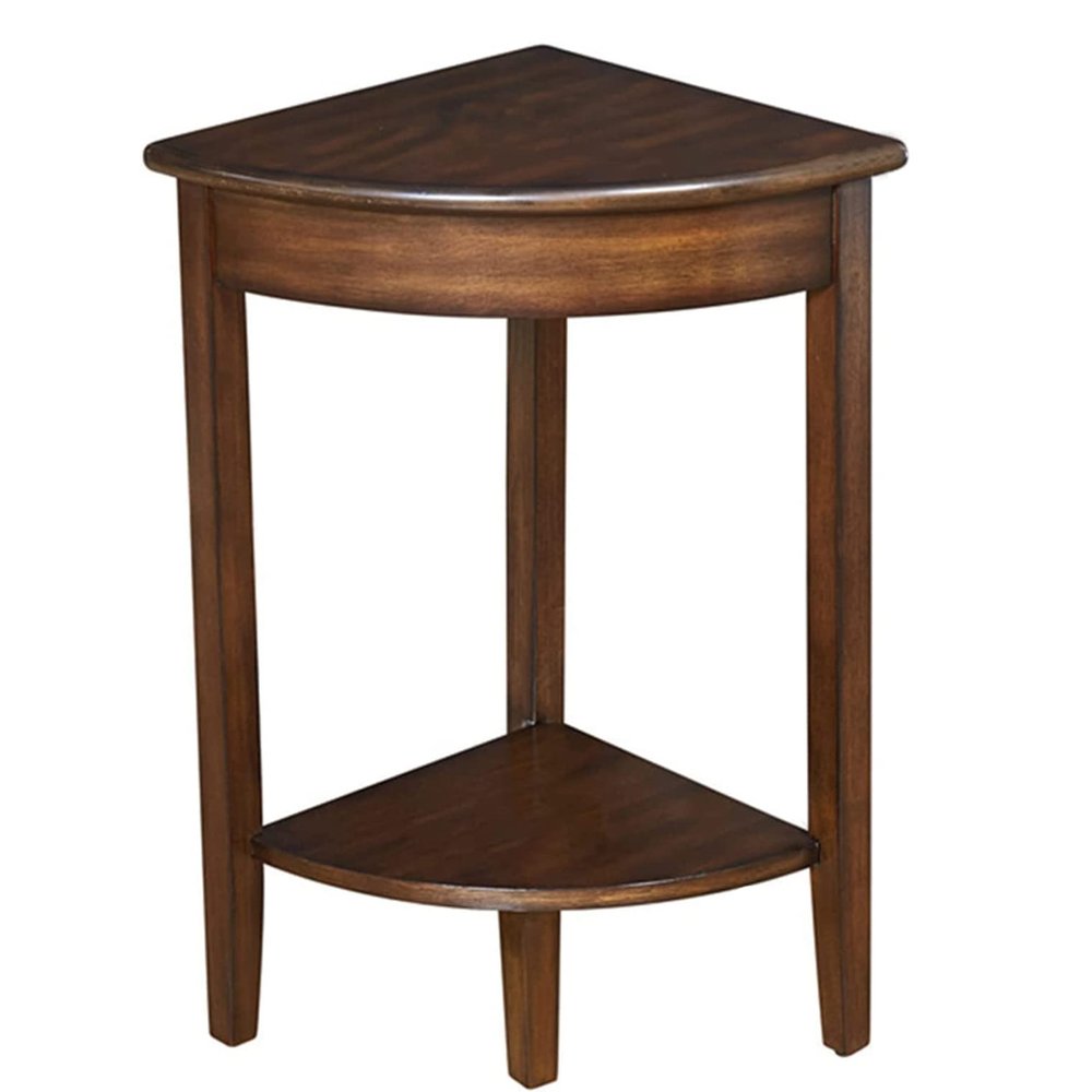 YangRy American Small Round Side Table, Mini Round Tea Table and Nightstand