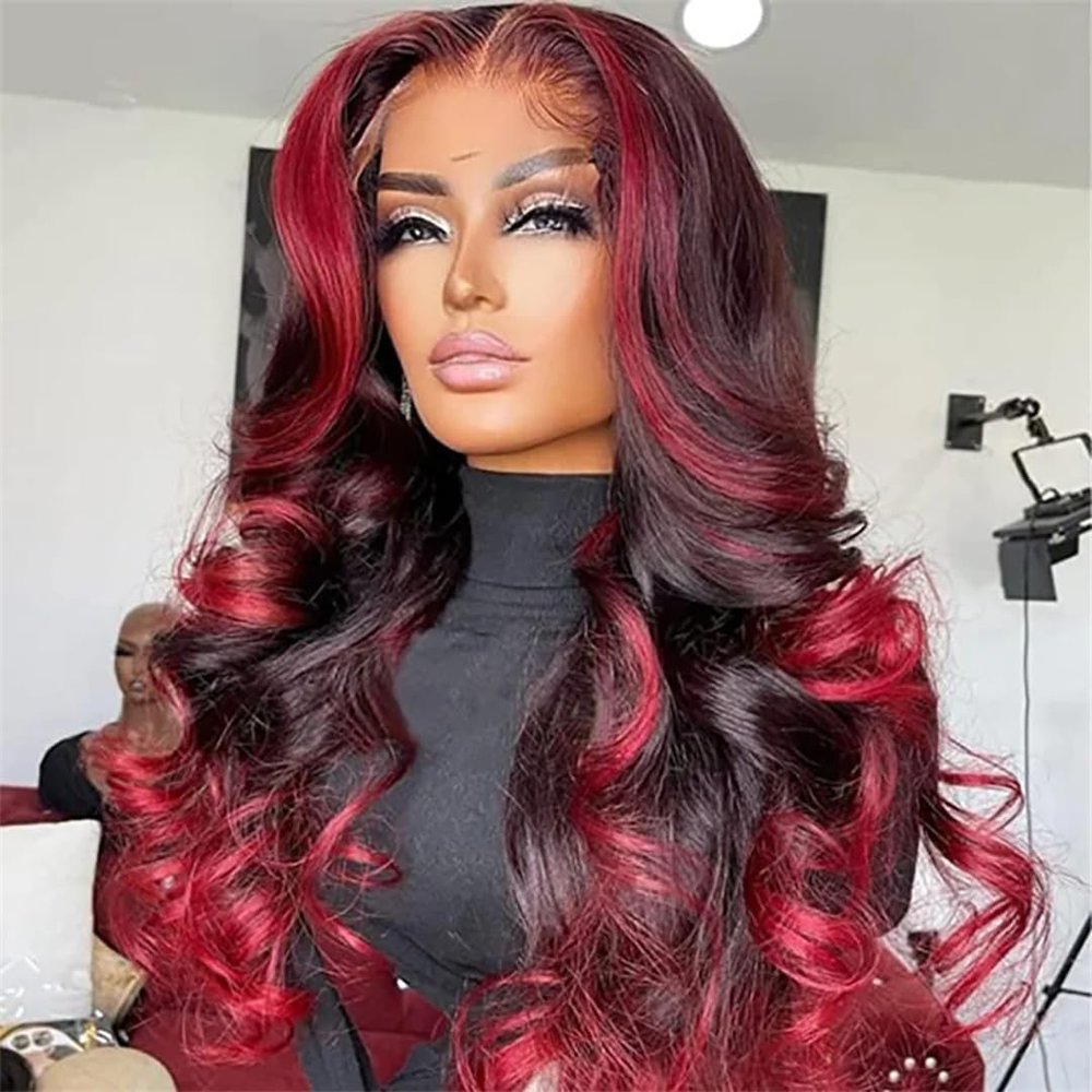 13x4 Lace-Front Wig, 24 Inches, Wavy Natural Human Hair, Glueless