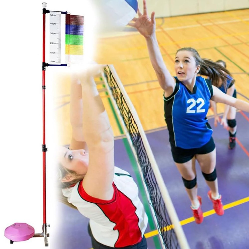 XNYXLPP Wall-Mounted Vertical Jump Tester with Colored Wings
