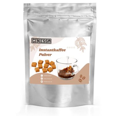 Cinesso Toffee Instant Coffee Powder, 500 g, Chocolate Flavor