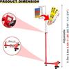 XNYXLPP 1.7–3.6 m Freestanding Vertical Jump Trainer with Wheels view 3